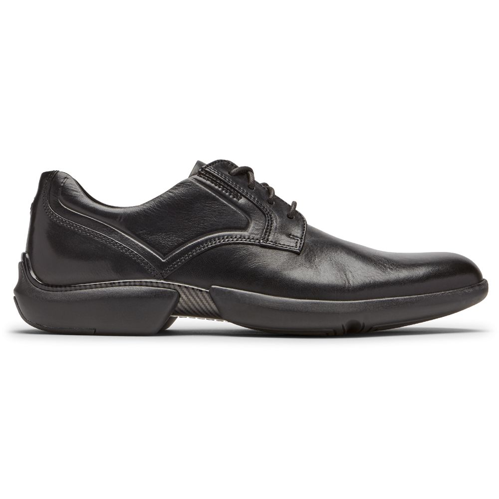 Pantofi Oxford Barbati Rockport Total Motion Advance Plain Toe Negrii - Romania 7159-HVPUQ